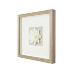 Sola-Blume-Wanddeko mit grauem Rahmen