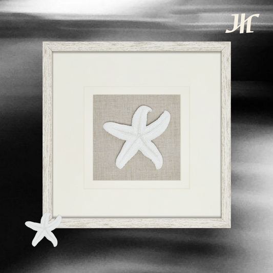 Großer Seestern Resin Wanddeko Kunstwerk