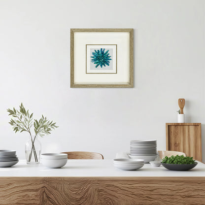 Aqua Aura Minerals – Artisan Crystal Grid on Charcoal Belgian Linen - Jemento