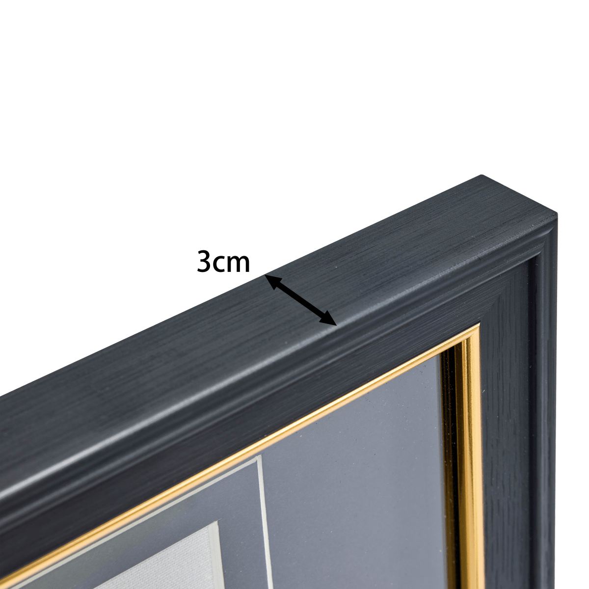 Dreiteiliges Achat - Triptychon – Handgeschnittene Naturkunst auf Galerierahmen - Jemento