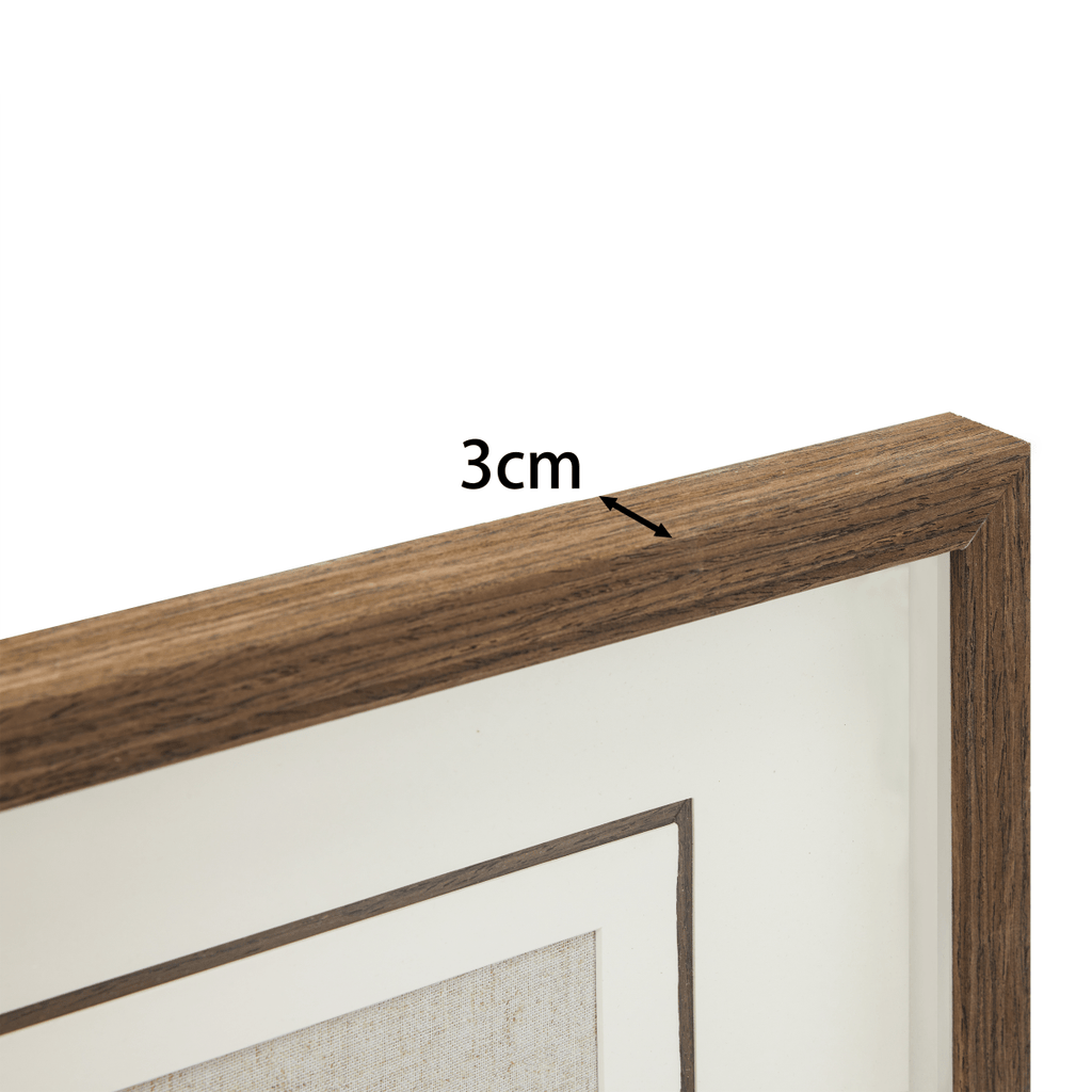 Earth's Canvas – Handwoven Linen Framed with Natural Agate Specimens - Jemento