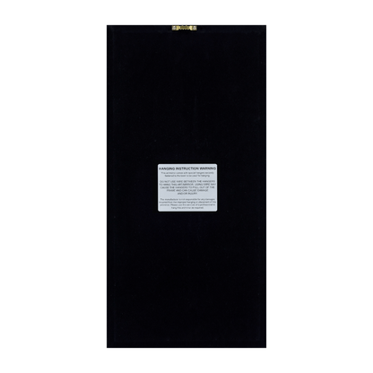 Edler Selenit mit 24K Gold – Exklusives Wandobjekt - Jemento