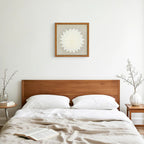 Galeriequalität Venezianisches Krepp mit Handgeschliffener Holzfassung - Jemento