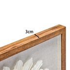 Galeriequalität Venezianisches Krepp mit Handgeschliffener Holzfassung - Jemento