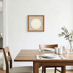 Handgeschöpftes Toskanapapier auf Leinen in Rustikaler Holzfassung - Jemento