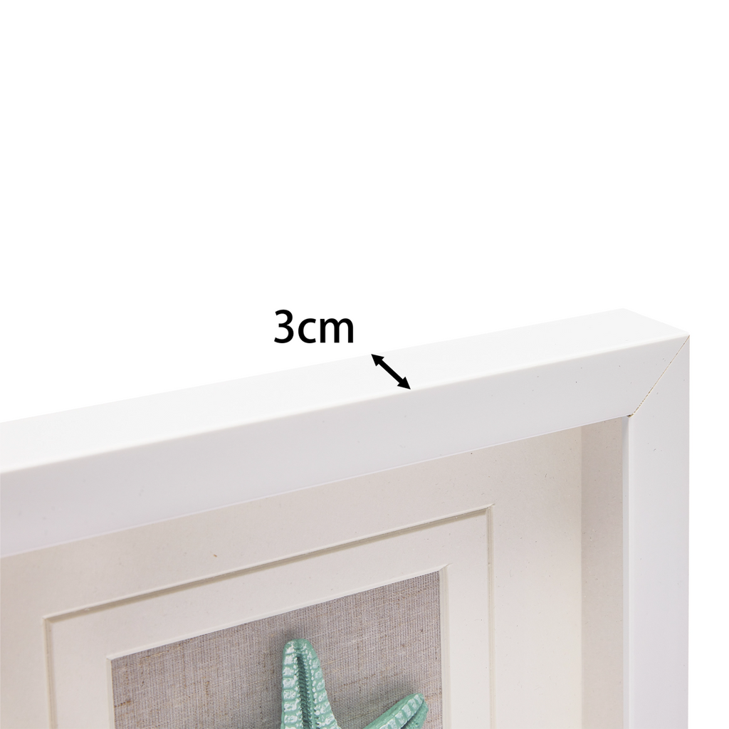 Minimalist Seascape Artwork Featuring Mint - Green Starfish - Jemento