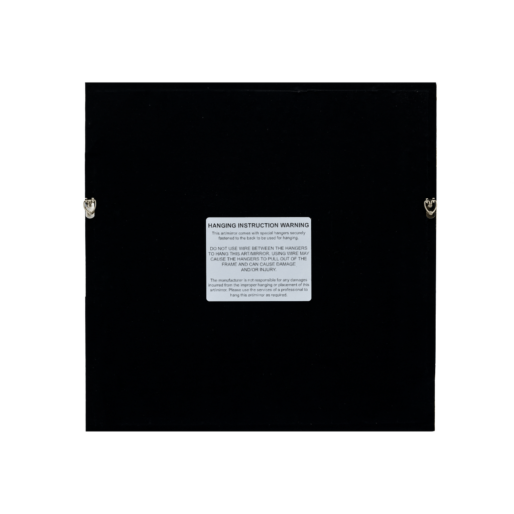 Natürlicher Achat mit Goldakzenten auf Leinen in Goldrahmen Wandbild - Jemento