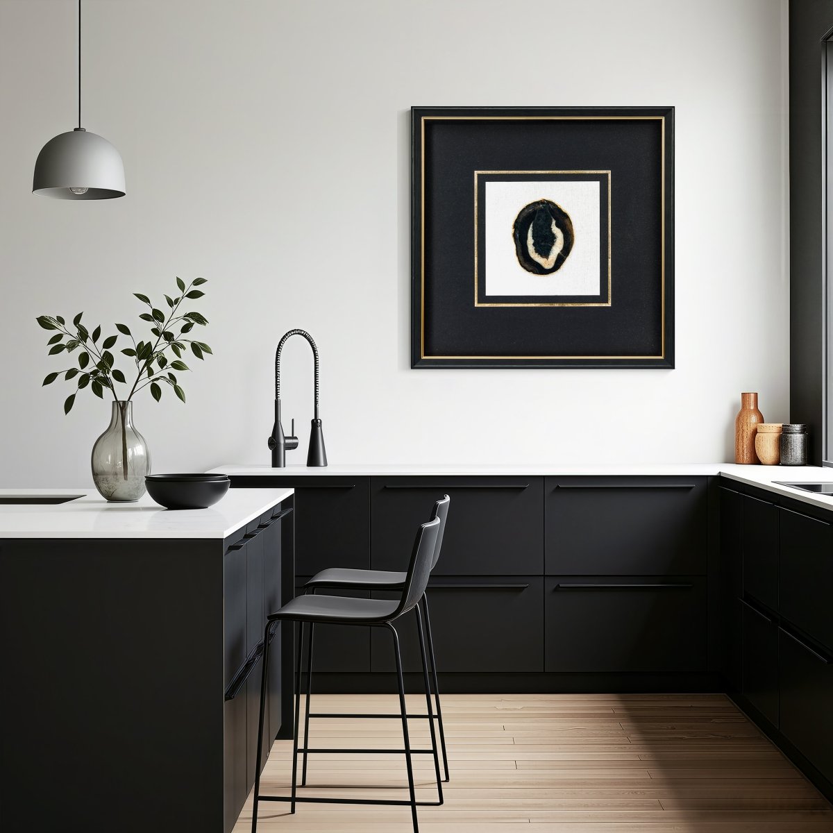 Noir Magnifique "Melancholia" - Signiertes Schutzkristall (Alchimisten - Unikat) - Jemento