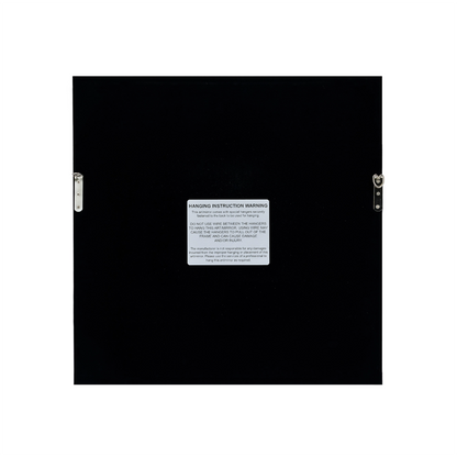 The Obsidian Grid: Framed Black Agate for Grounding & Energetic Protection - Jemento