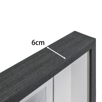 Zenith" Agate & Rock Crystal Wall Art – Handcrafted on a Zen - Gray Frame - Jemento